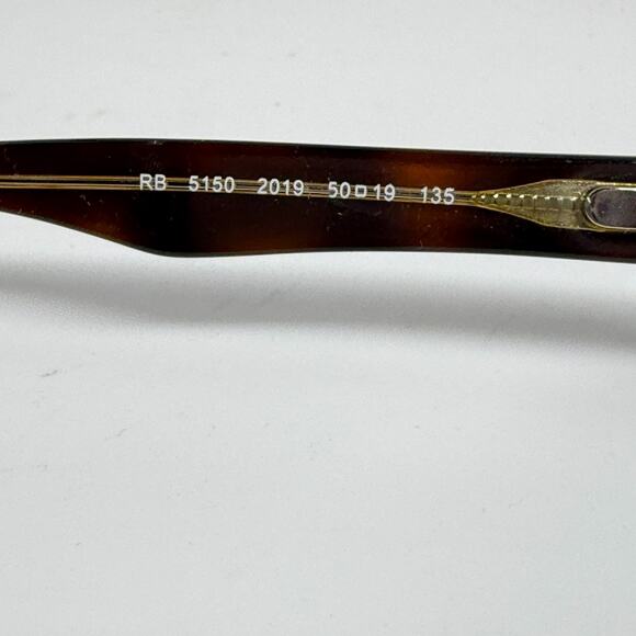 Ray-Ban RB5150 2019 Eyeglasses Frames Brown Rectangular Full Rim 50-19-135 18619 - Picture 5 of 7